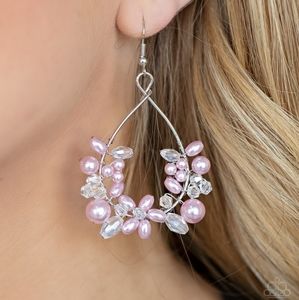 Pink earrings